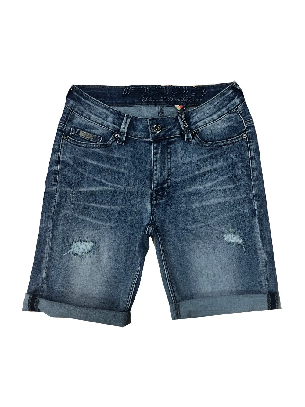 Wholesale Boys Short Denim Jeans Dark Blue Kids Pants Oem Odm Denim Shorts